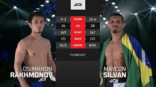 Осимхон Рахмонов vs. Майкон Силван | Osimkhon Rakhmonov vs. Maycon Silvan | ACA 121 - Minsk