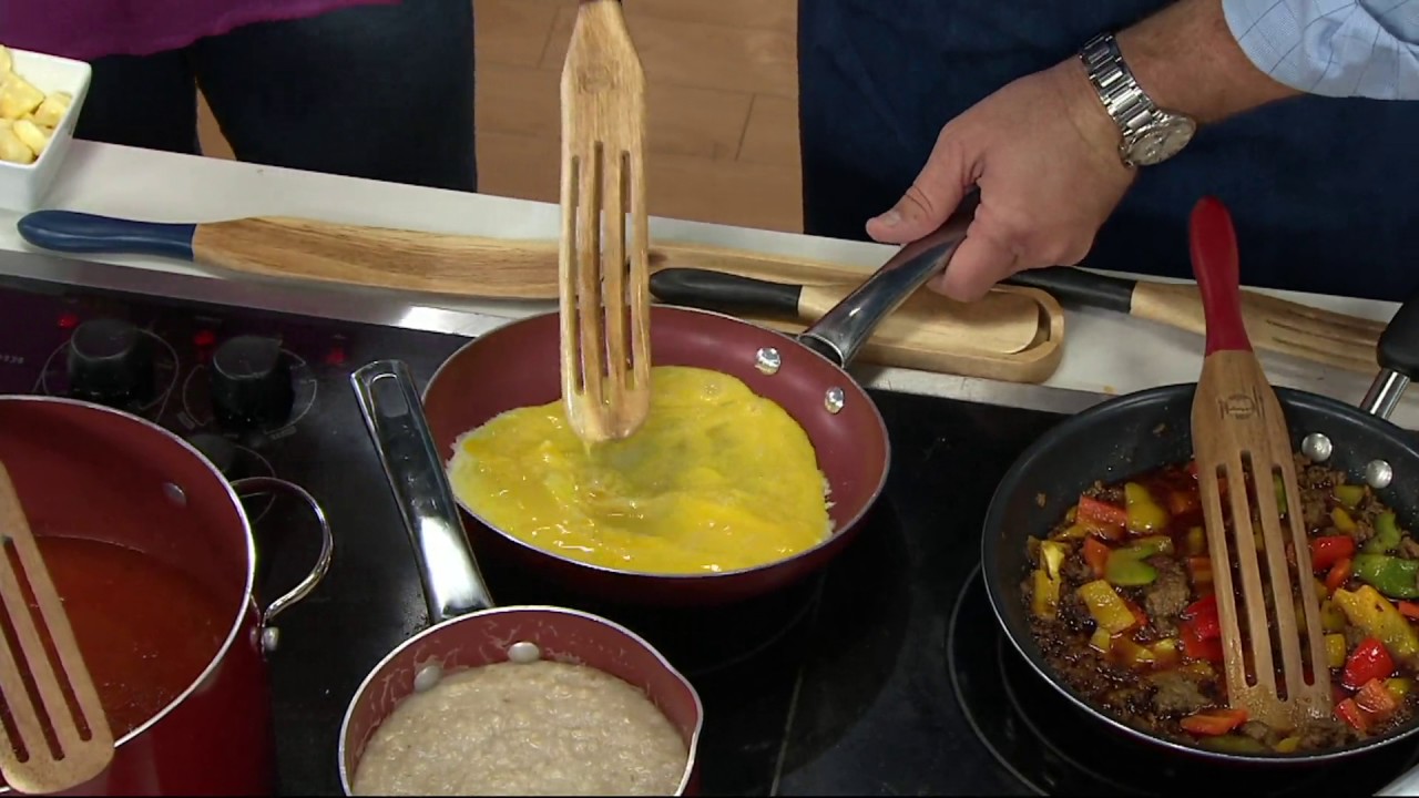 Mad Hungry 4-Piece Essential Silicone Spurtle Set on QVC 