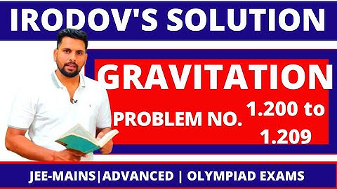 class 11 | Gravitation | important questions | neet | jee | irodov