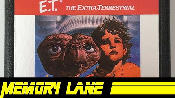 E.T. The Extra-Terrestrial for Atari 2600 (Memory Lane)