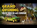 Grand opening  jurassic world the gates crowdfund  mattel creations