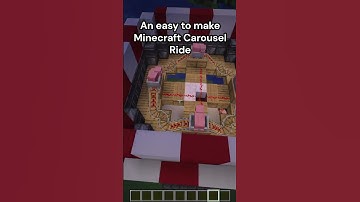 Simple Minecraft Carousel Ride build