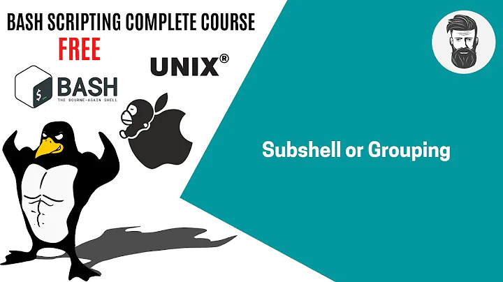 SubShell or Grouping || Complete Course || Bash Scripting || Linux || CLI