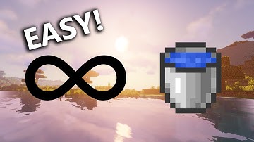 How To Make An Infinite Water Source In Minecraft 1.16 | Minute Minecraft Tips