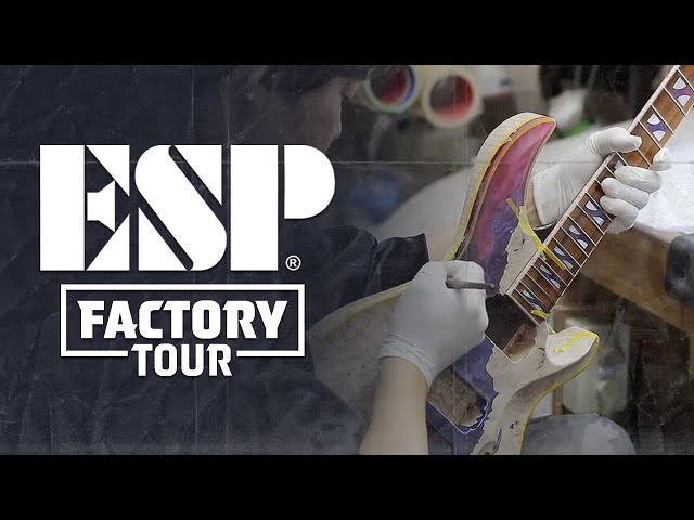 Esp Guitars Japan Factory Tour Youtube