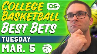 College Basketball Picks Today (3/5/24) | Best NCAAB Bets & Predictions
