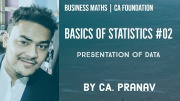 Statistical Description of Data |  Stats Theory PART 2