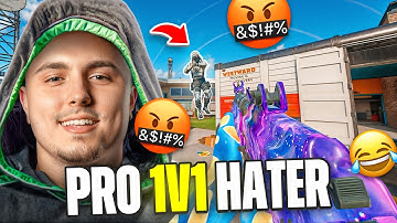 COD Pro ACTS LIKE A BOT in RANKED then 1v1s HATER! (HEATED)