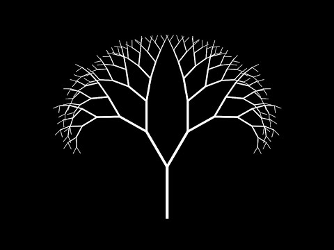 Fractal Trees - Animation - p5js