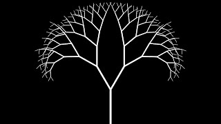 Fractal Trees - Animation - p5js