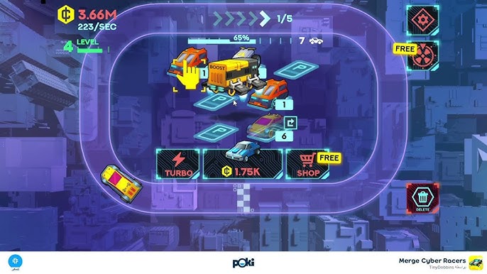 MERGE CYBER RACERS - Play Online for Free!