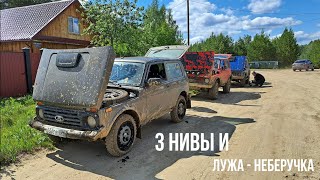 Лужа - Неберучка. Выходной день на трех Нивах