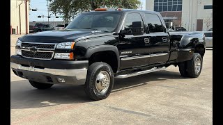 2005 Chevrolet Silverado 3500 DRW Crew Cab LT 6.6 Duramax 4x4 for sale@Dallas MotorWorks9402221040