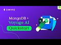 How to Generate and Store Vector Embeddings in MongoDB Atlas with Voyage AI (Full Guide)