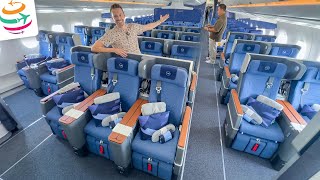 Lufthansa Allegris Premium Economy A350 auf dem ersten Flug MUC-YVR | YourTravel.TV