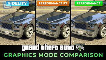 GTA 5 PS5 - Fidelity / Performance RT / Performance Comparison
