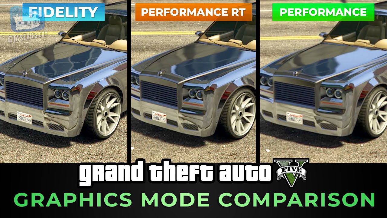 GTA V PS5 Version Ray-Tracing Mode Comparison Shows Improved Reflections