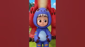 Brody and T-Rex 🦖 #bebefinn #shorts #kidssong