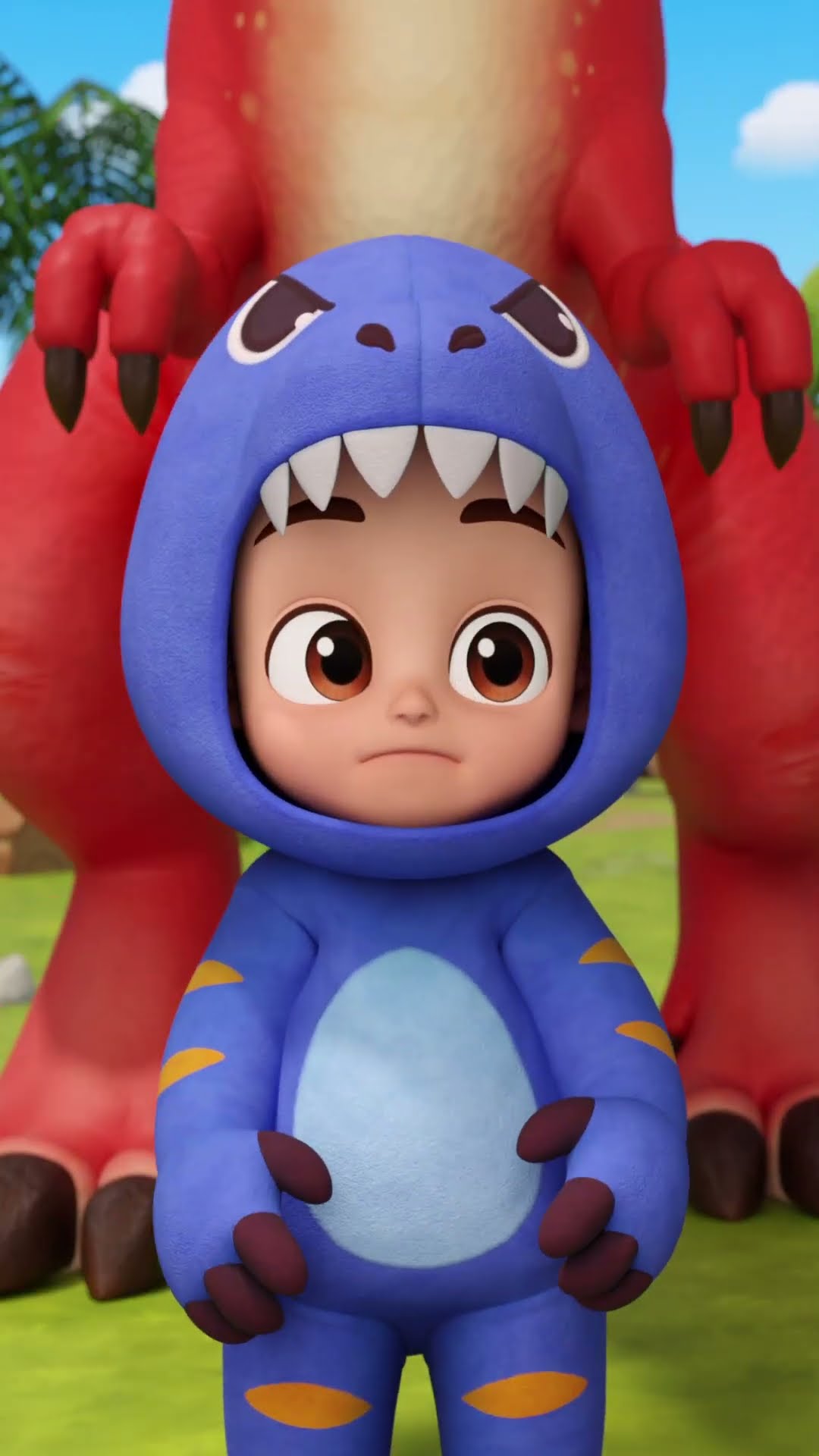 Brody and T-Rex ? #bebefinn #shorts #kidssong