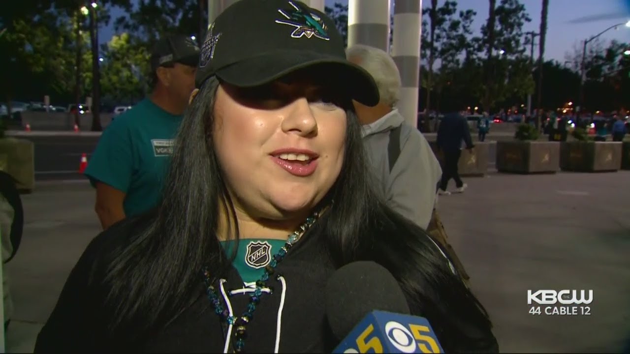 Sharks Fans Try To Stay Optimistic In Face Of Tough Game 2 Loss At Home - YouTube