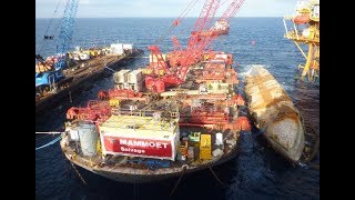 Mammoet Salvage - Wreck removal of the SSV Jupiter 1