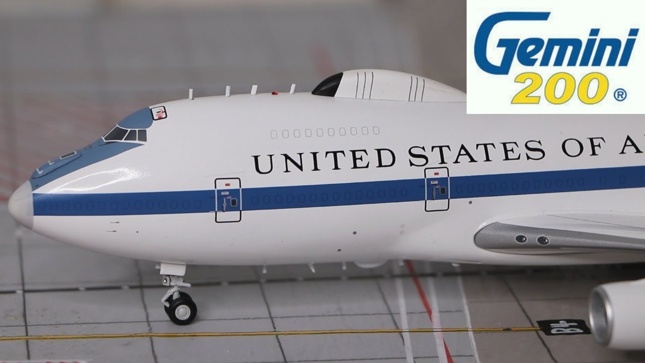 United States Air Force Boeing E-4B 1:200 scale model by Gemini 200 review