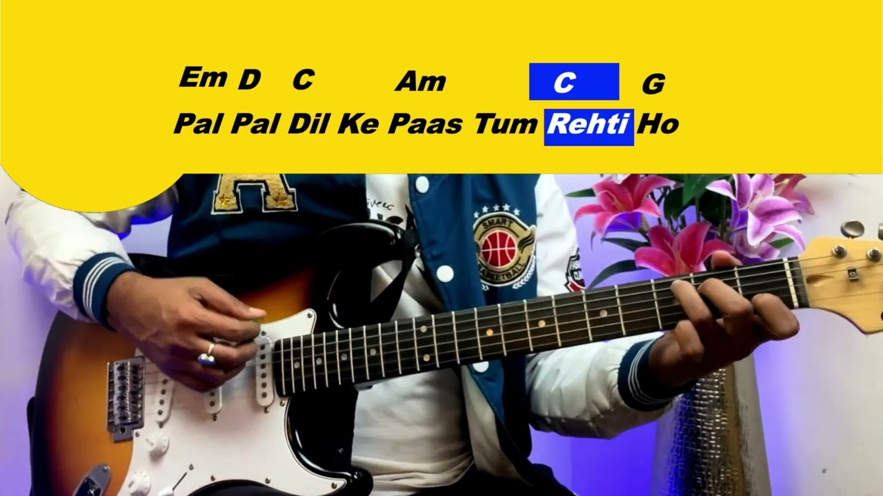 Pal Pal Dil Ke Paas Guitar Tutorial for Beginners | Step-by-Step Lesson