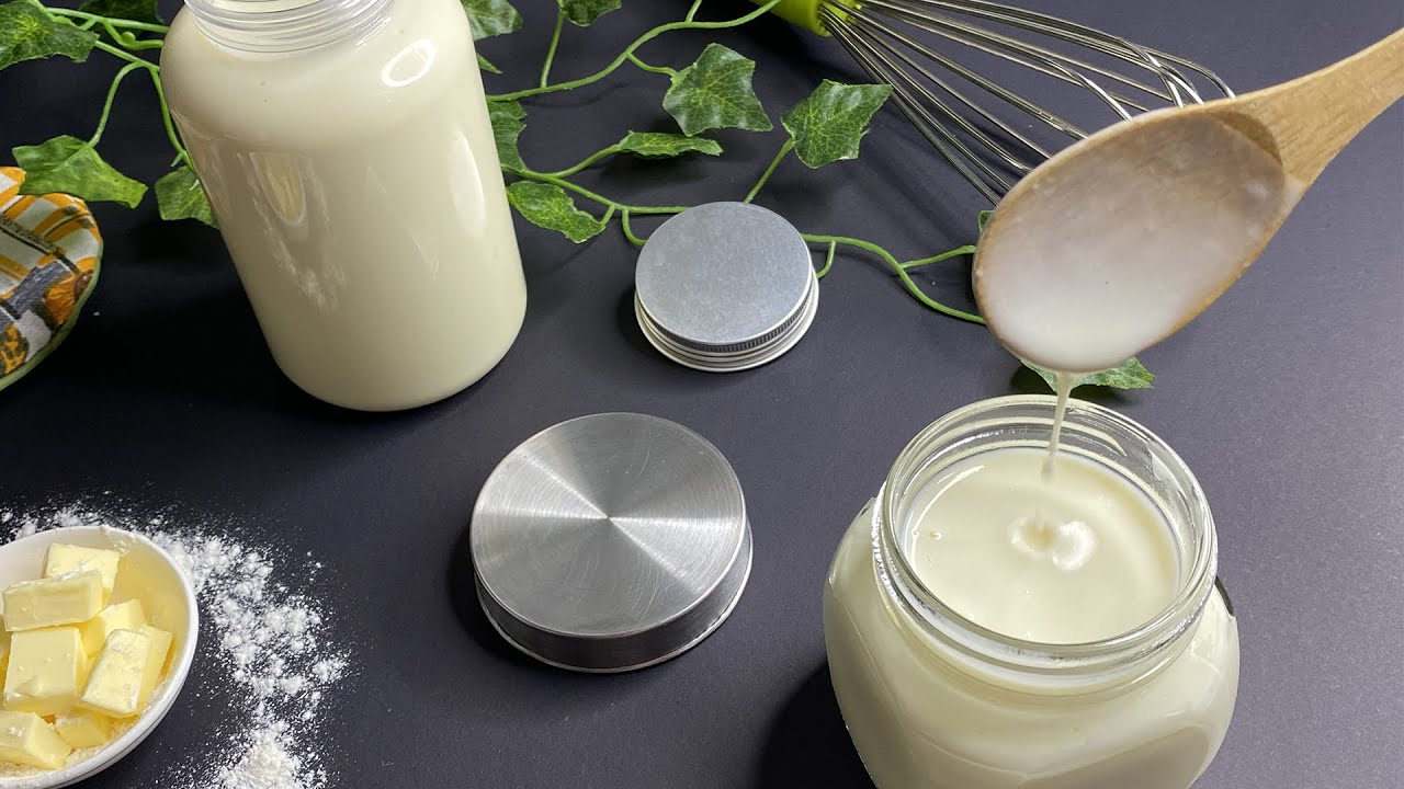 كريمة الطبخ ب ٣ مكونات فقط سريعة التحضير وأروع من الجاهزة👌🏻