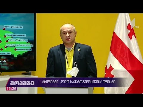 ბრიფინგი „ლელოს“ ოფისში