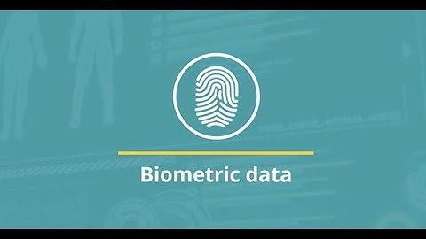 Biometric data for financial service providers