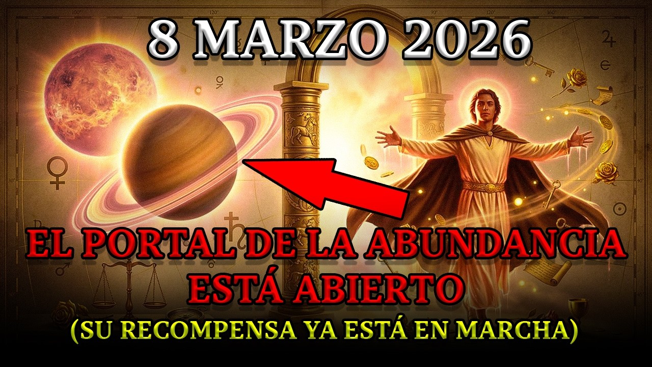 ¡EL PORTAL DE LA ABUNDANCIA SE ABRE EL 8 DE MARZO! ¡Venus y Saturno traerán LO que te MERECES!