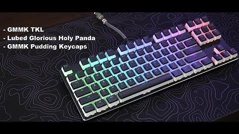 GMMK TKL - Glorious Holy Panda Sound test.
