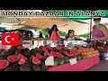Turkish bazaar in Alanya- Monday market in Oba neighborhood 2021( Fruits & Vegetables & clothes &...