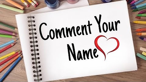 Comment Your Name 💞💖#motivation #shortsfeed #montaze 