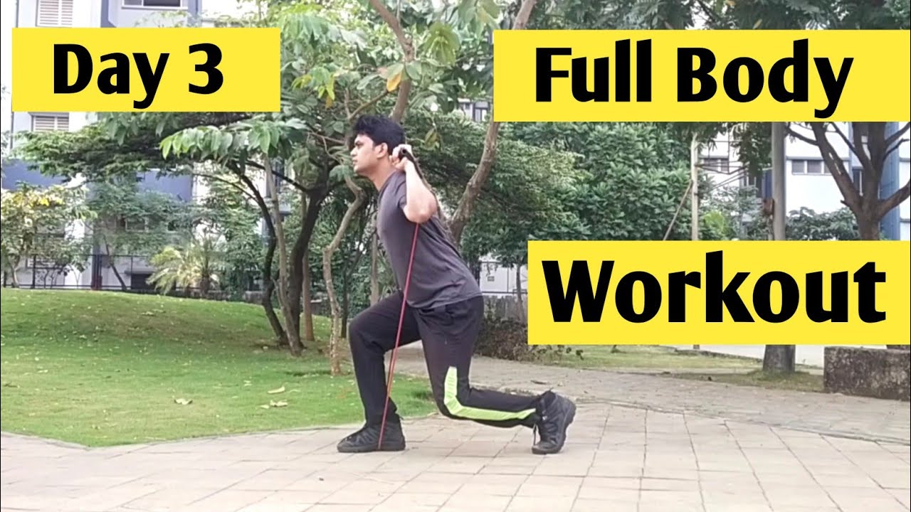 Day 3 Full Body Resistance Band Workout YouTube