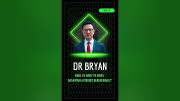 Dari Web1 ke Web2 ke Web3: bagaimana internet berkembang #Web3 #Blockchain #bryanleebk #drbryanlee