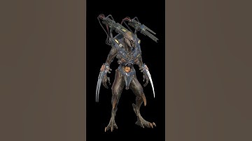 Alien Warrior 04 Test Animations In Unity #3d #3dmodel #3dcharacter #scifi #unrealengine #unity3d