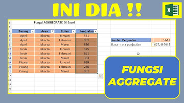 Fungsi AGGREGATE di Excel