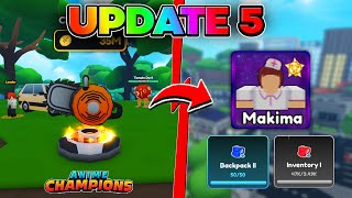 MINI UPDATE 9.1.8! 2 NOVOS CÓDIGOS! - ANIME CHAMPIONS SIMULATOR