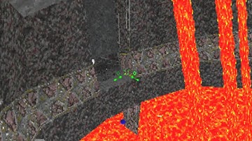 Descent Vignettes, Level 13 - The black rock, insane., cold, no death, full resc., 104HP at exit