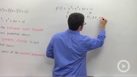 Finding Zeros of a Polynomial Function