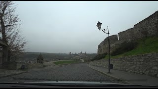 Kamianets-Podilskyi City - One of the Seven Wonders of Ukraine - November 2020 - Dash Cam Tour