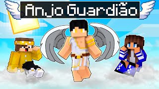 Virei o ANJO GUARDIÃO do meu amigo por 24 HORAS no Minecraft