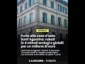 In 4 minuti rubano gioielli e orologi per un milione di euro: furto alla casa d’aste Sant’Agostino