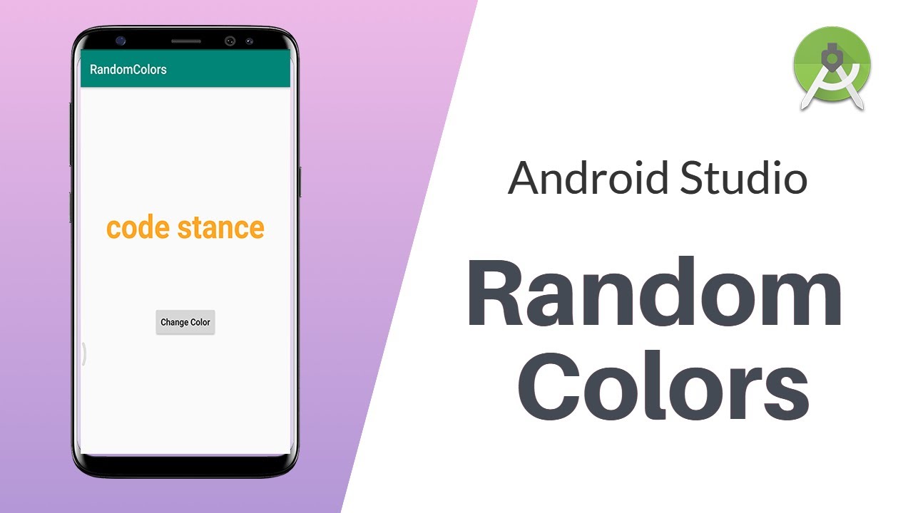 Андроид random. Buttonclick random colour change.