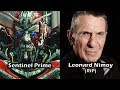 Characters and Voice Actors - Transformers: Dark of the Moon