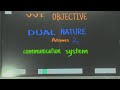 dual nature ,atoms ,and communication system