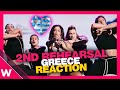 🇬🇷 Greece Second Rehearsal (REACTION) Marina Satti "Zari" @ Eurovision 2024