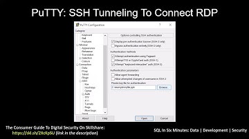 SSH Tunneling To Connect To RDP With PuTTY