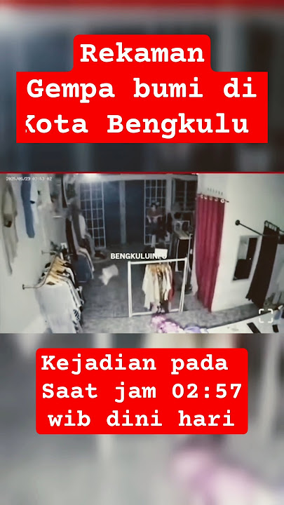 GEMPA BUMI BENGKULU 😱 6,3 SR #shorts #gempabumiterbaru #bengkulu